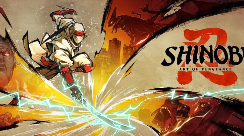 SHINOBI: Art of Vengeance Launching August 29 on PS5, Xbox Series X|S, Steam & Switch