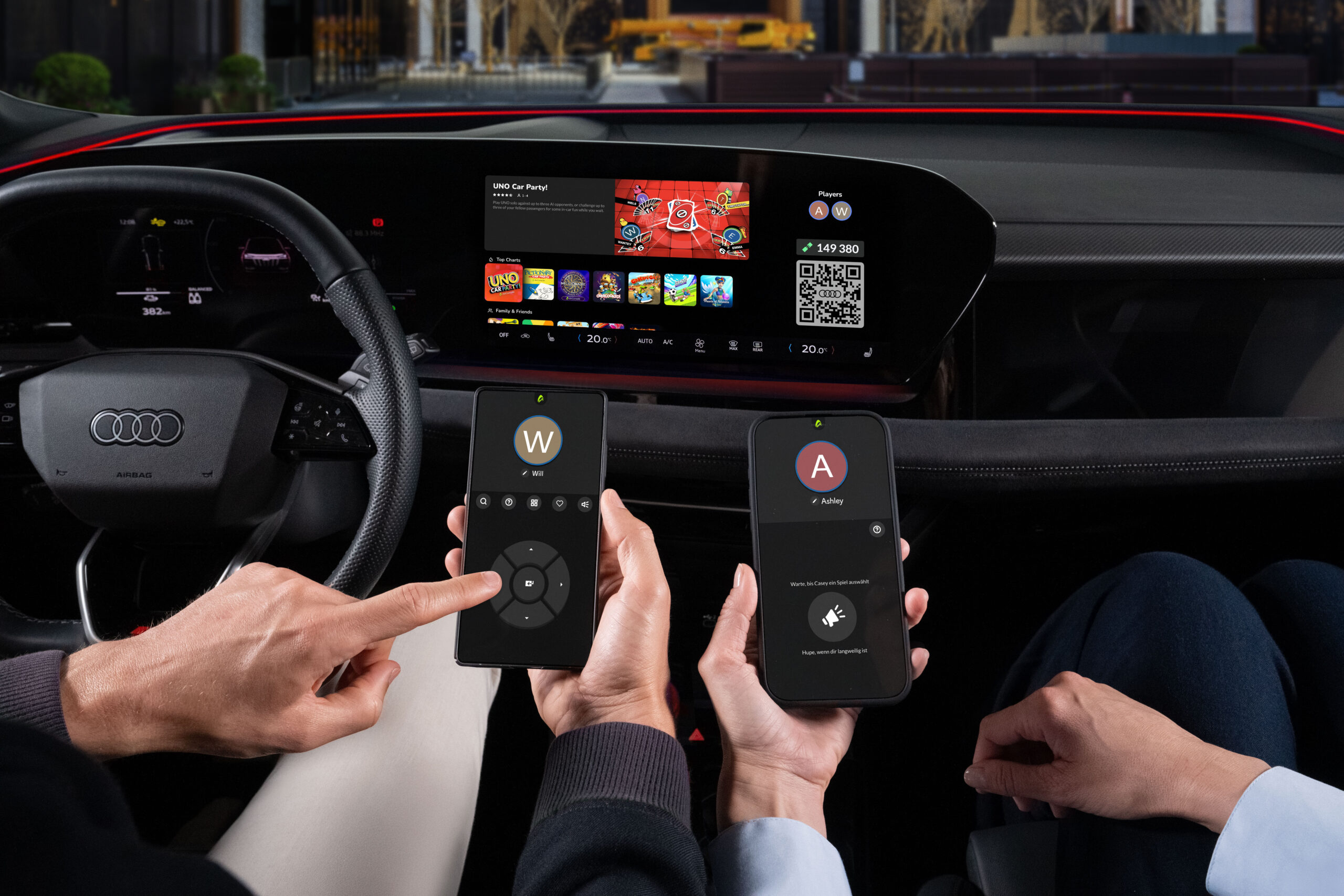 Audi launches in-car gaming with Mattel’s Pictionary game