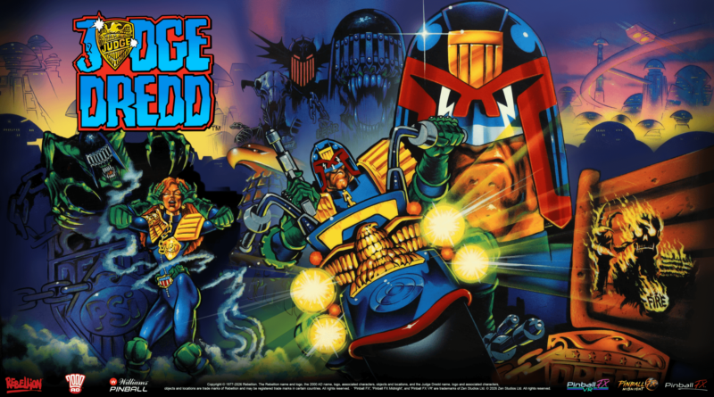 Zen Studios Brings the Classic Judge Dredd Pinball Table to Pinball FX This Fall