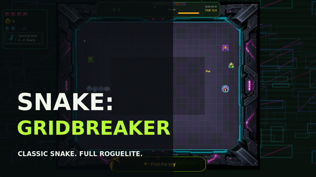 Snake: Gridbreaker Brings Action Roguelite Twists to Classic Arcade Gameplay with a New Steam Demo